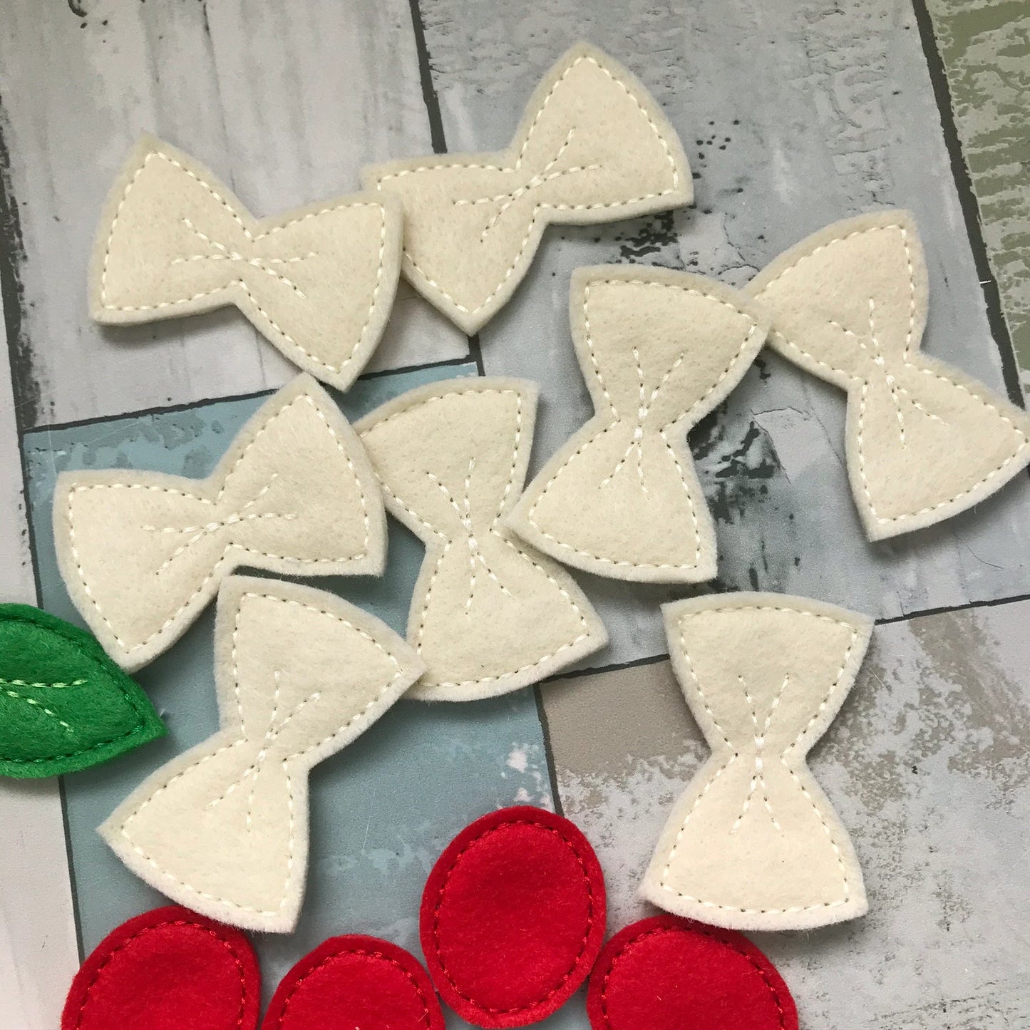 Pasta Salad Felt Play Food