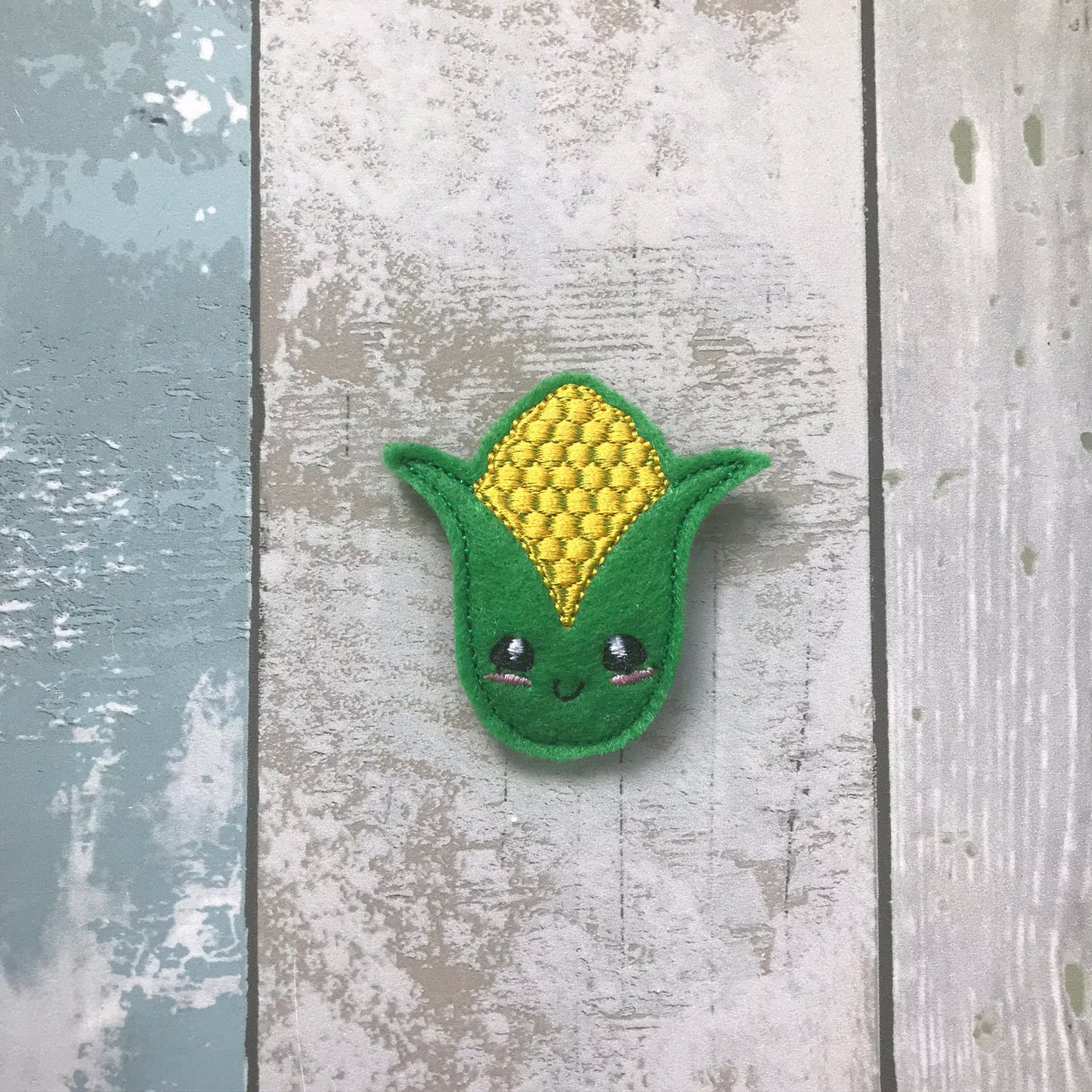 Corn Felt Snap Hair Clip