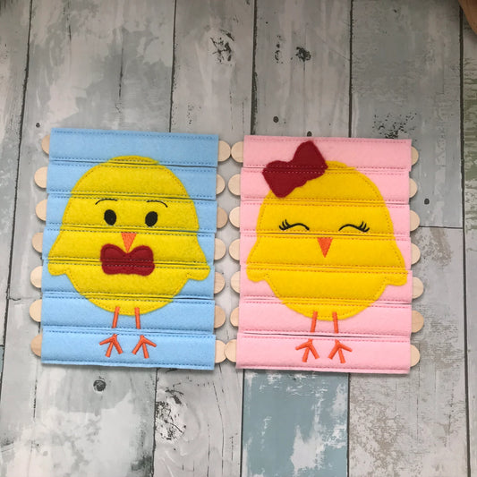 Chicks Felt Stick Puzzle