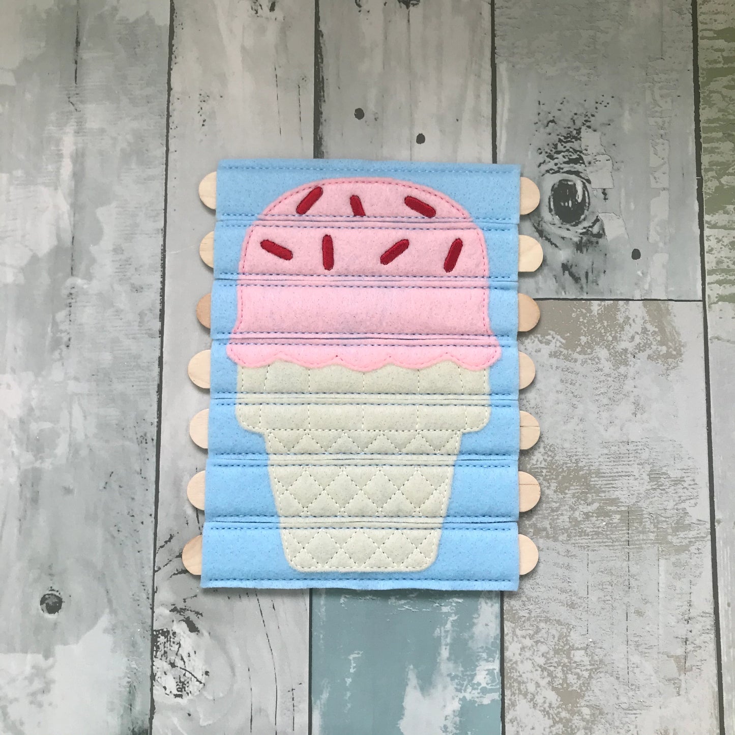 Icecream Felt Stick Puzzle