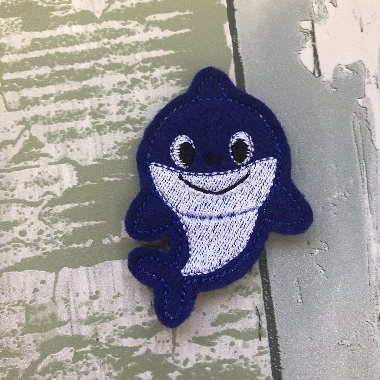 Great White Ocean Dwellers Felt Snap Hair Clip
