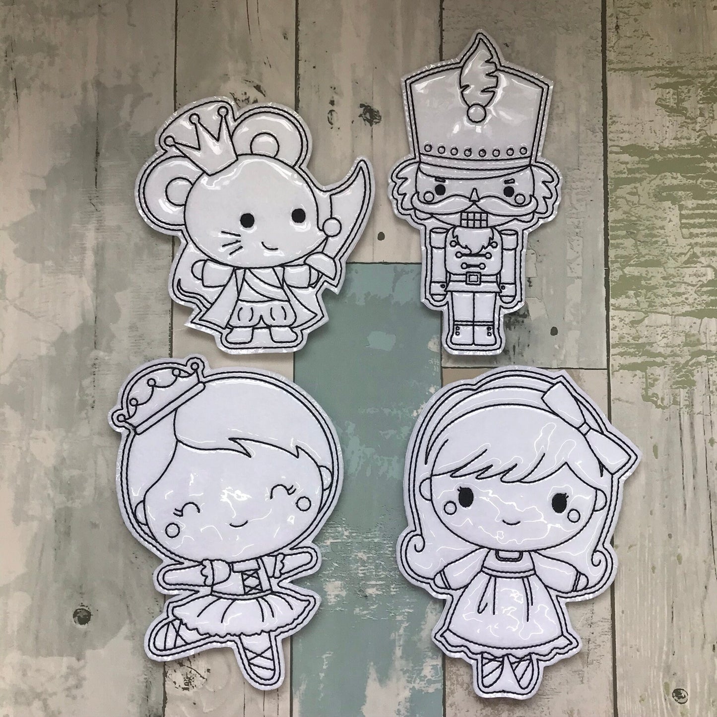 Nutcracker Colouring Dolls