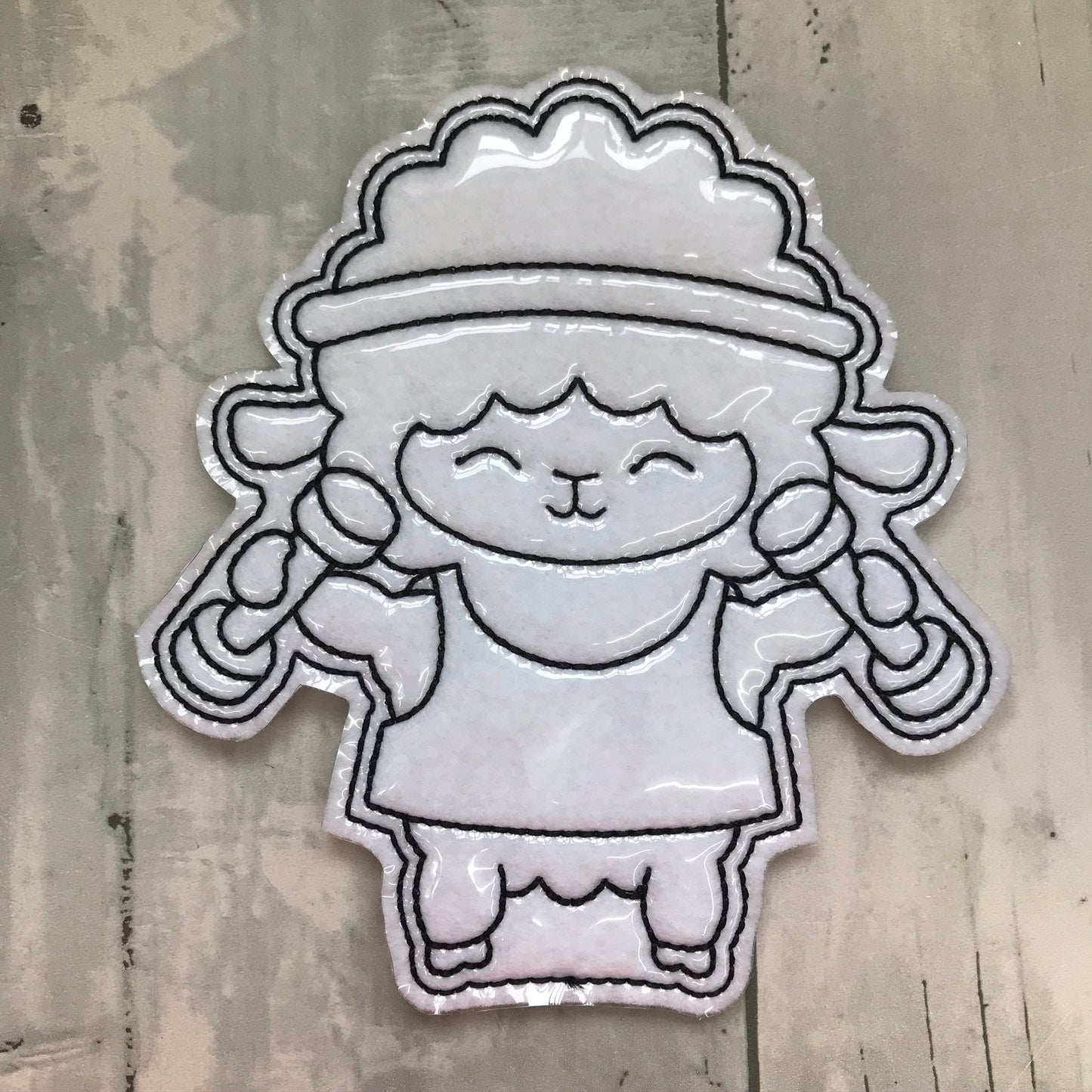 Lamb & Friends Colouring Dolls
