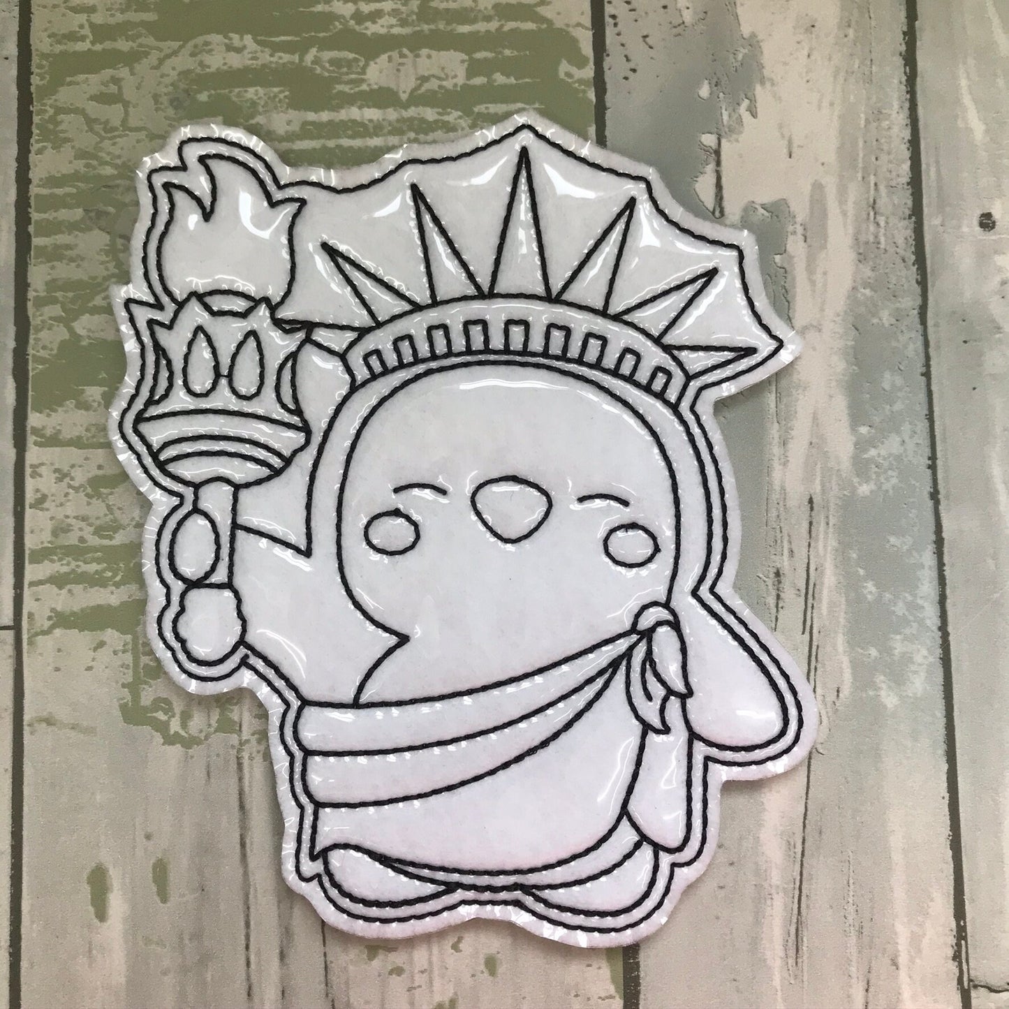 4th of July Penguins Set 2 Colouring Dolls