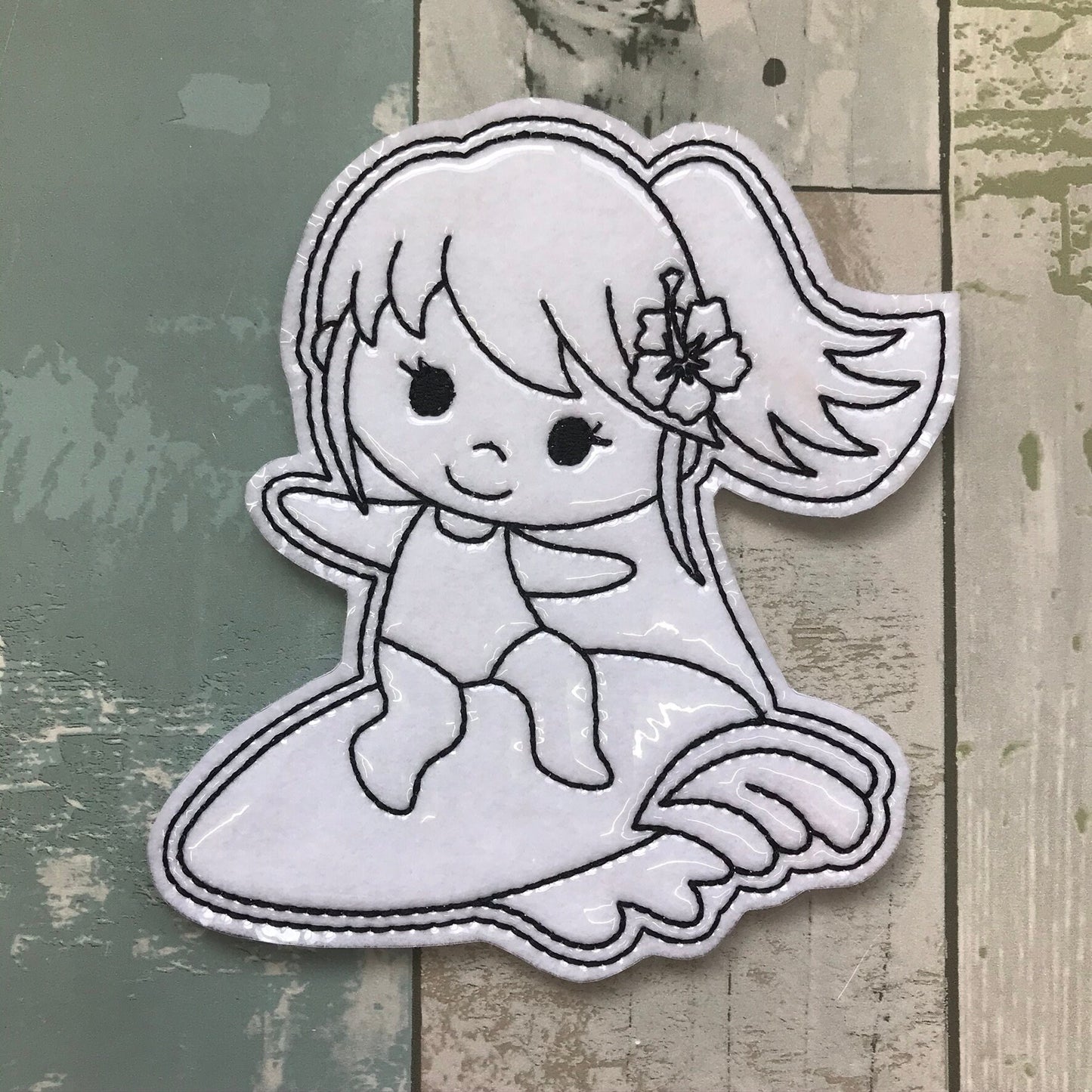 Surfer Girl Colouring Dolls