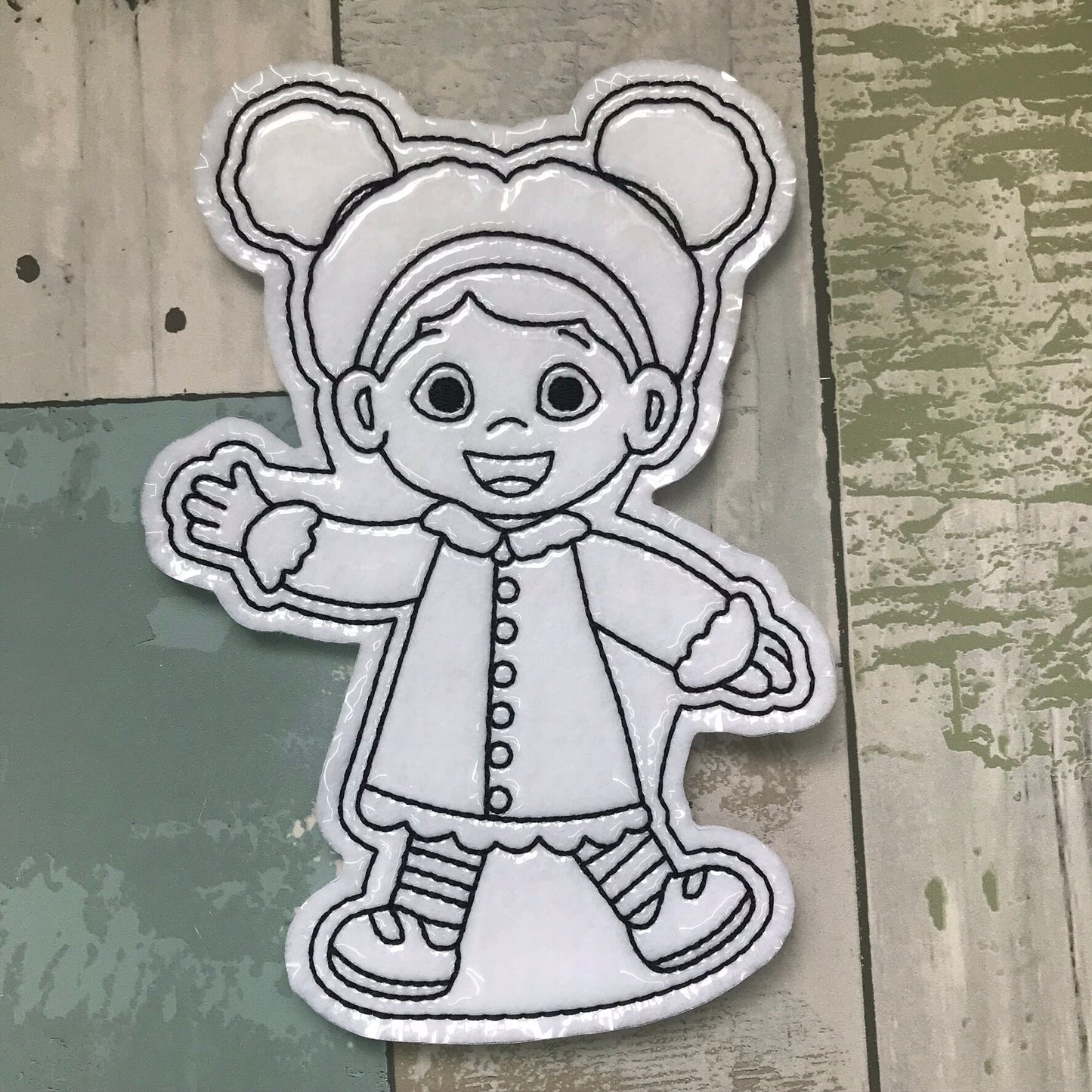 Red Sweater Animal Colouring Dolls