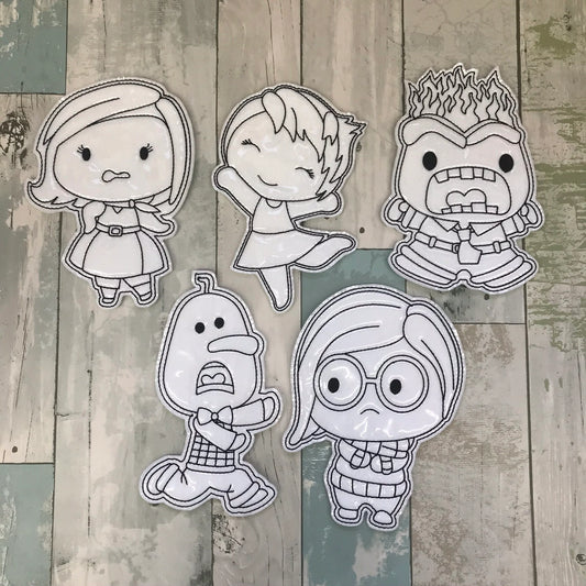 Emotions Colouring Dolls