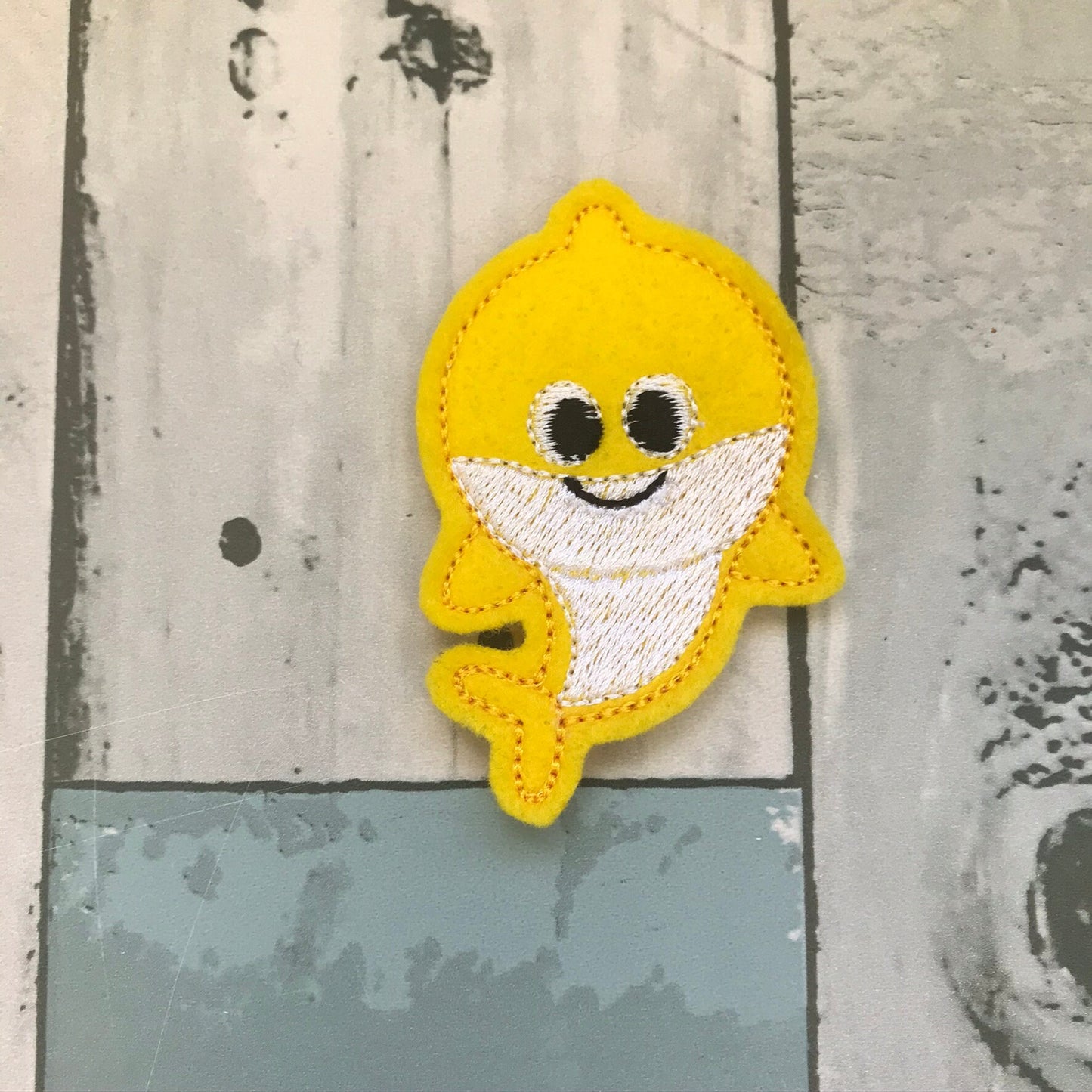 Great White Ocean Dwellers Felt Snap Hair Clip