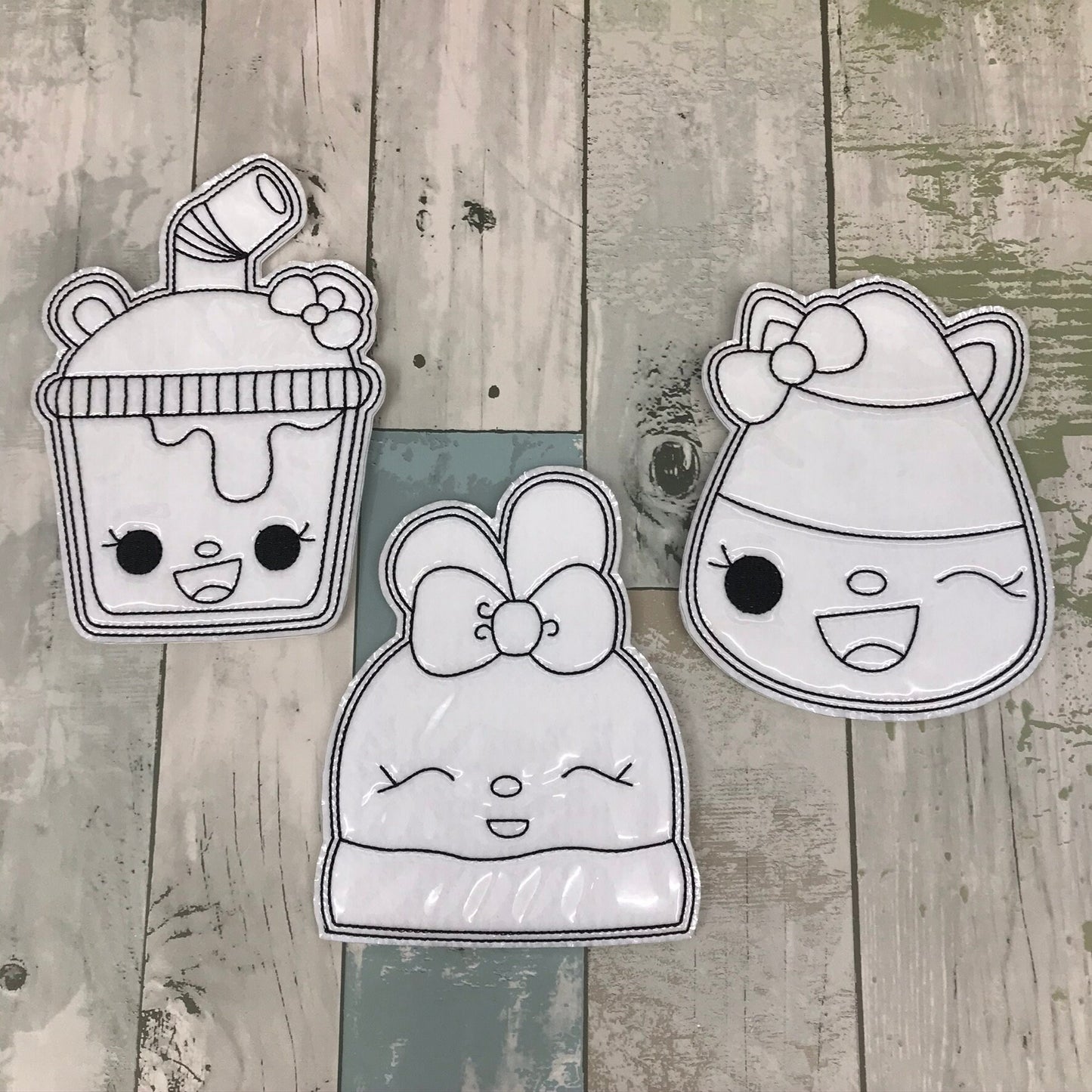 Happy Food Set 2 Colouring Dolls