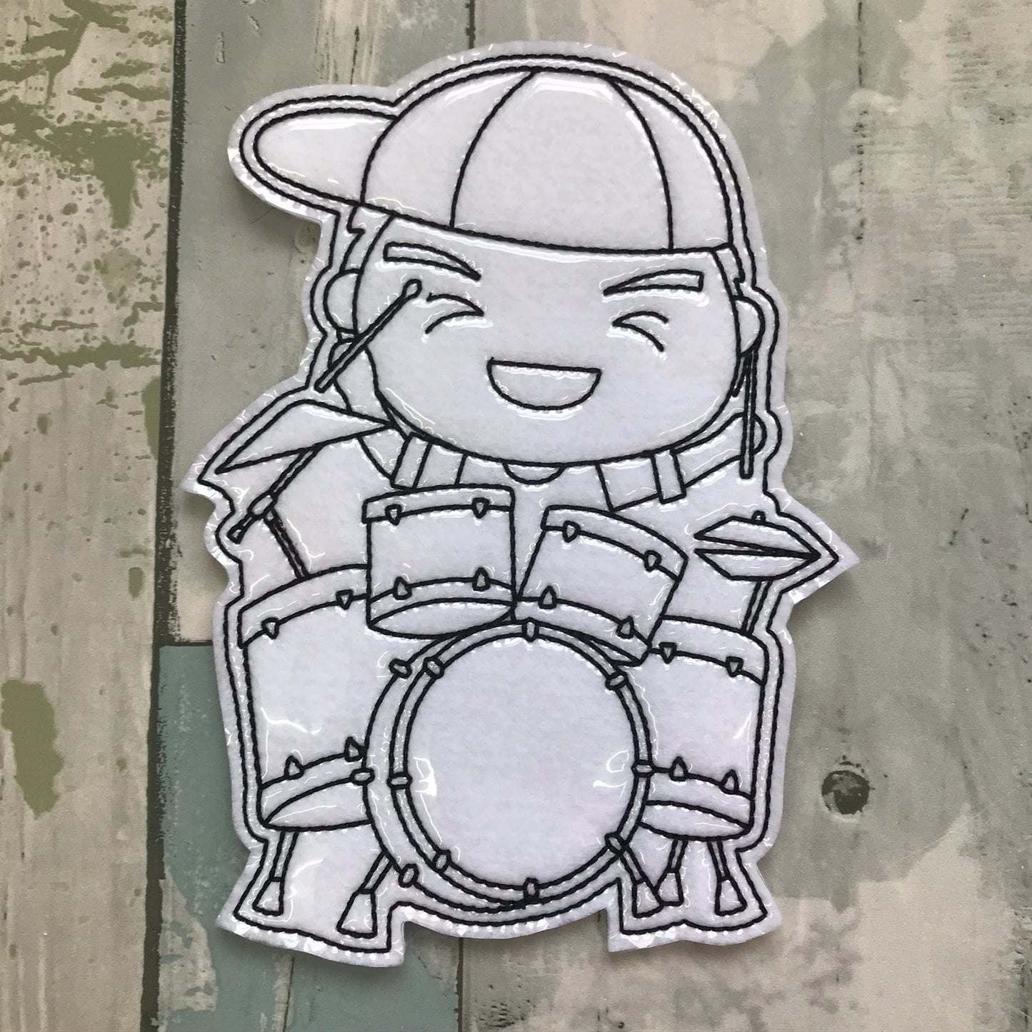 Music Set 2 Colouring Dolls