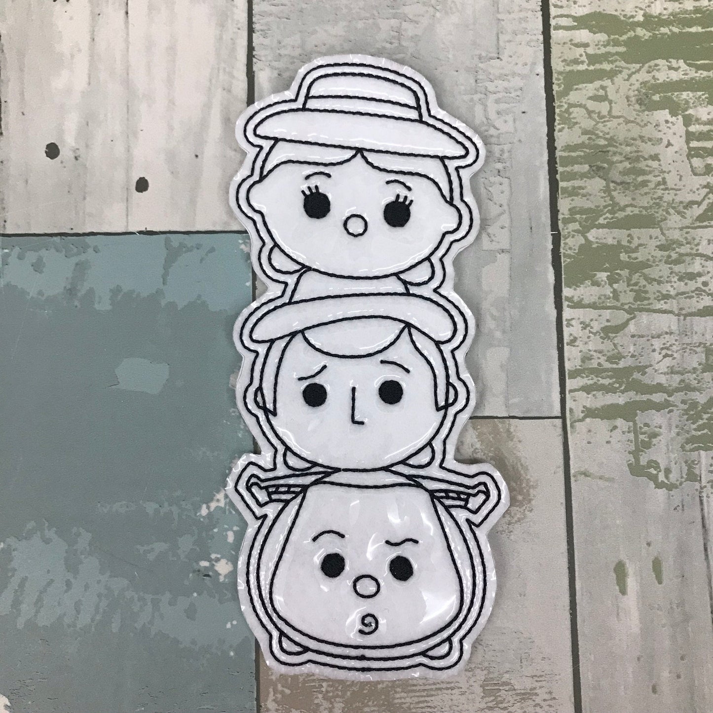 Stacked Set 1 Colouring Dolls