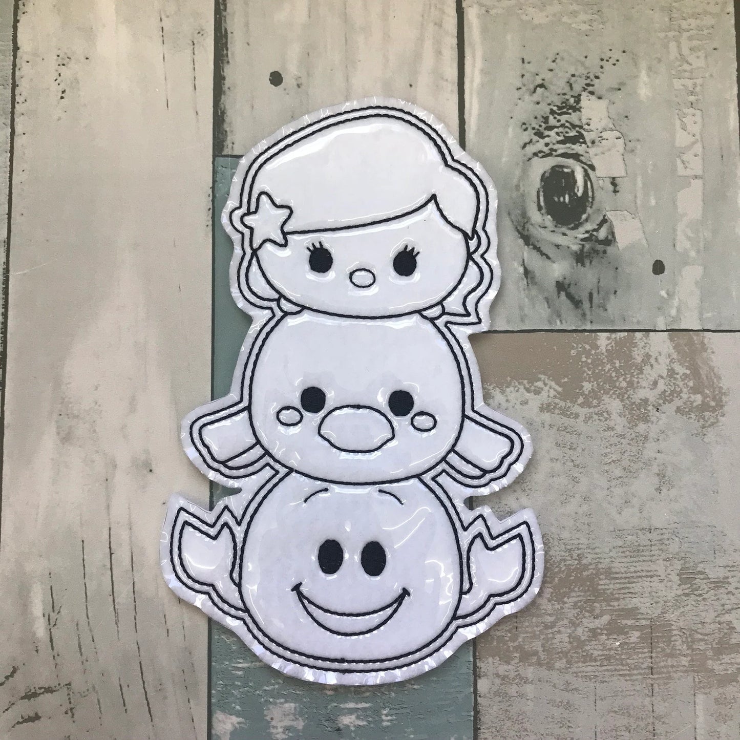 Stacked Set 2 Colouring Dolls