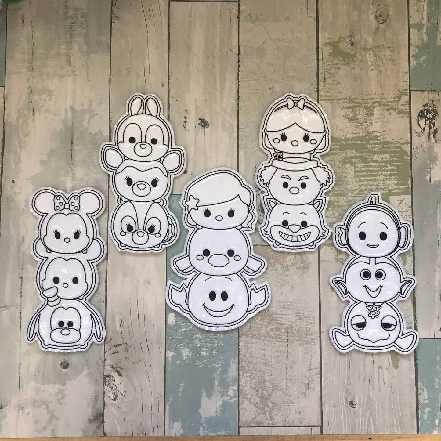 Stacked Set 2 Colouring Dolls