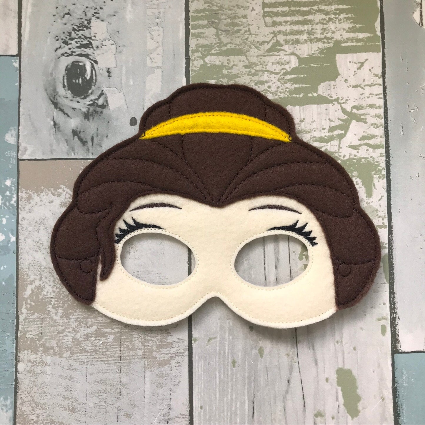 Book Loving Princess Felt Play Masks