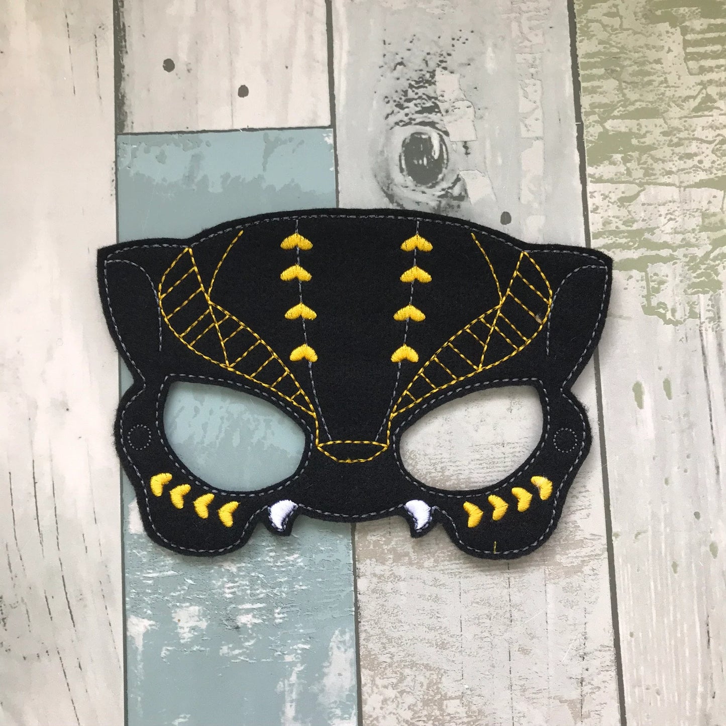 Black Cat Felt Play Masks