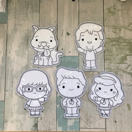 Mystery Solving Kids Colouring Dolls