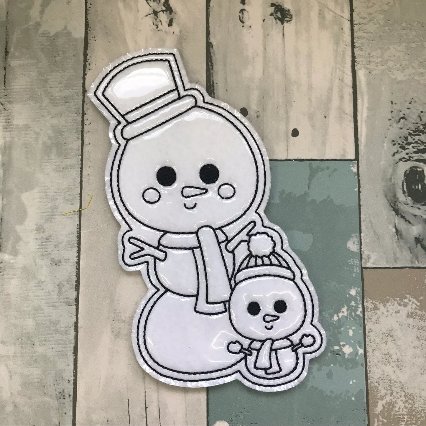 Tall Snowmen Colouring Dolls