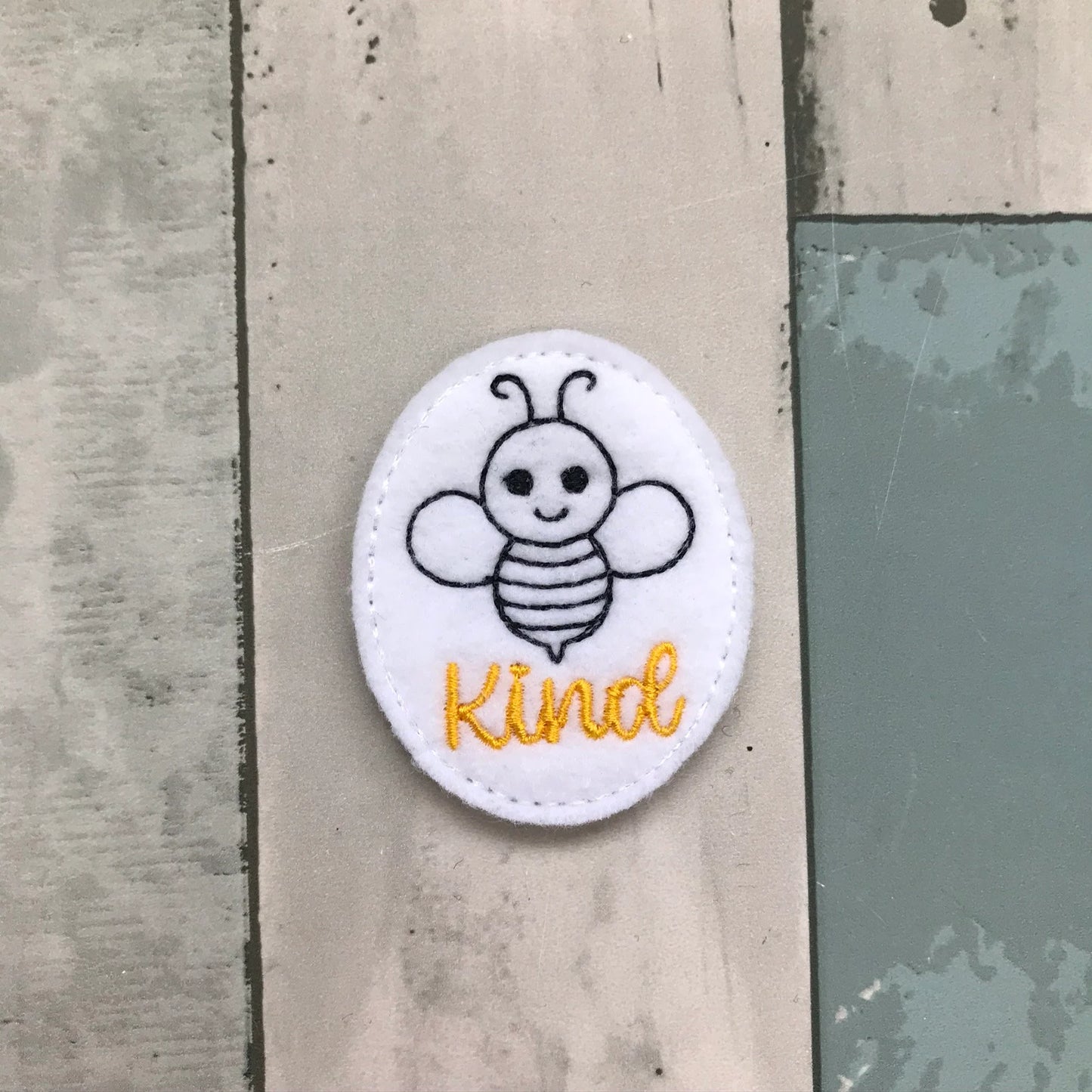Bee Kind Felt Snap Hair Clip