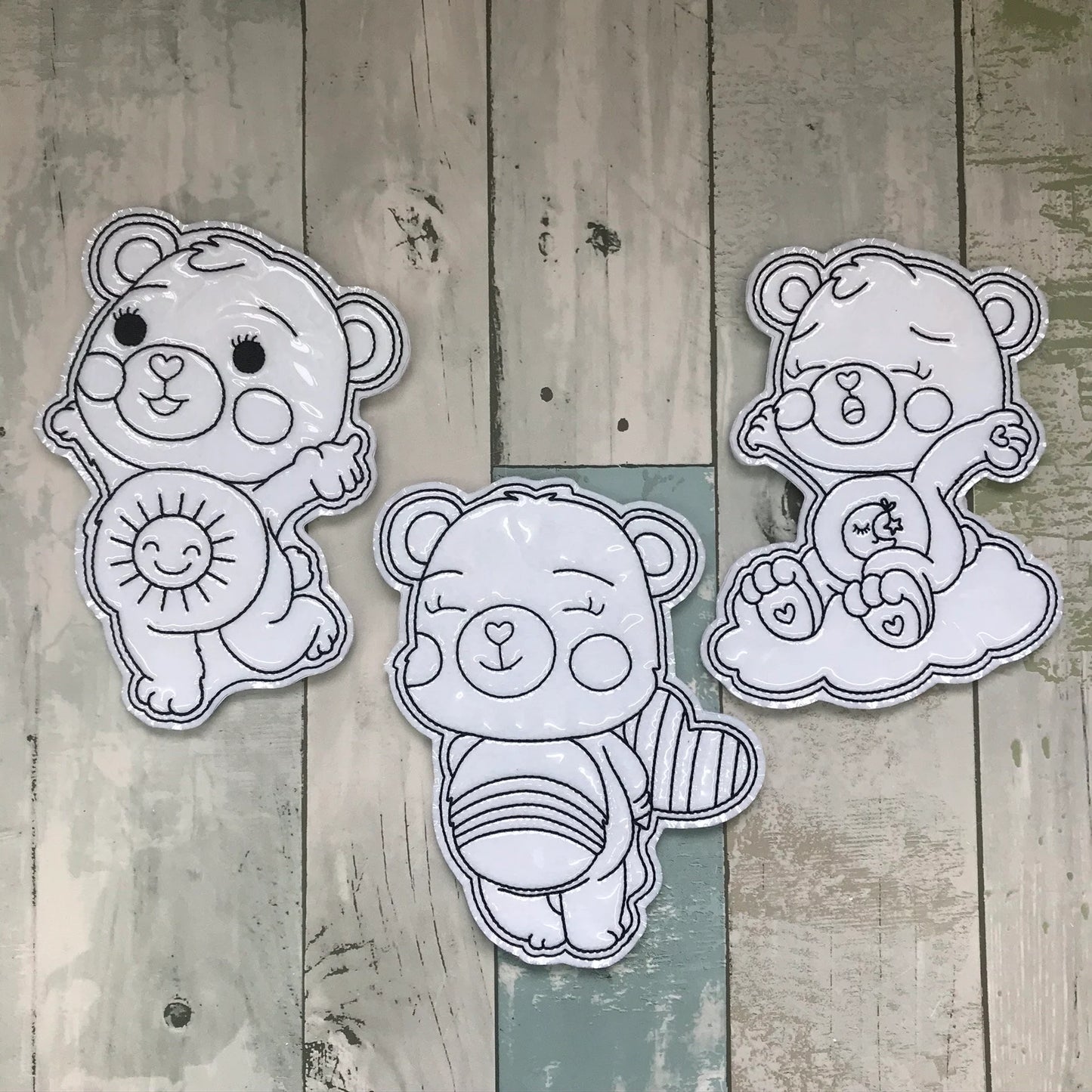 Loving Teddy's Set 1 Colouring Dolls