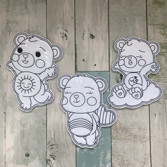 Loving Teddy's Set 1 Colouring Dolls