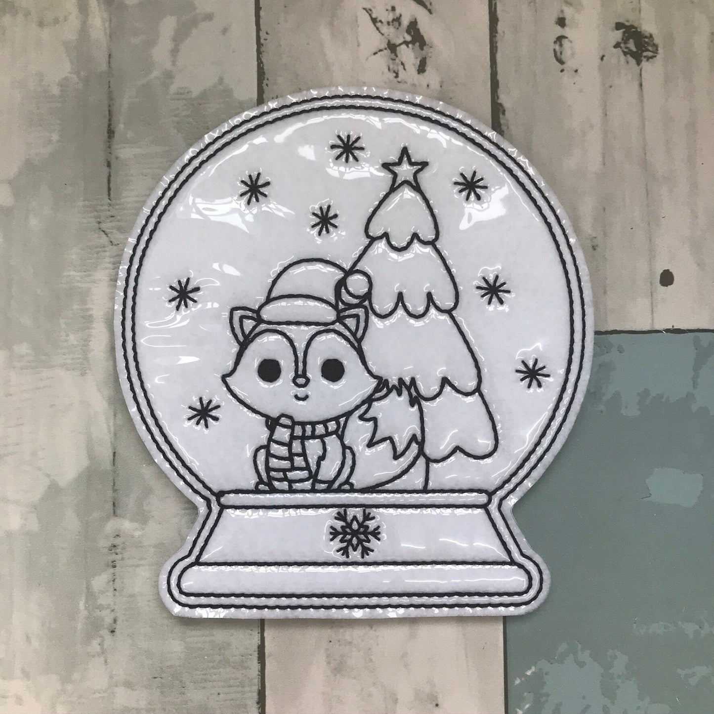 Snow Globe Animal Friends Colouring Dolls