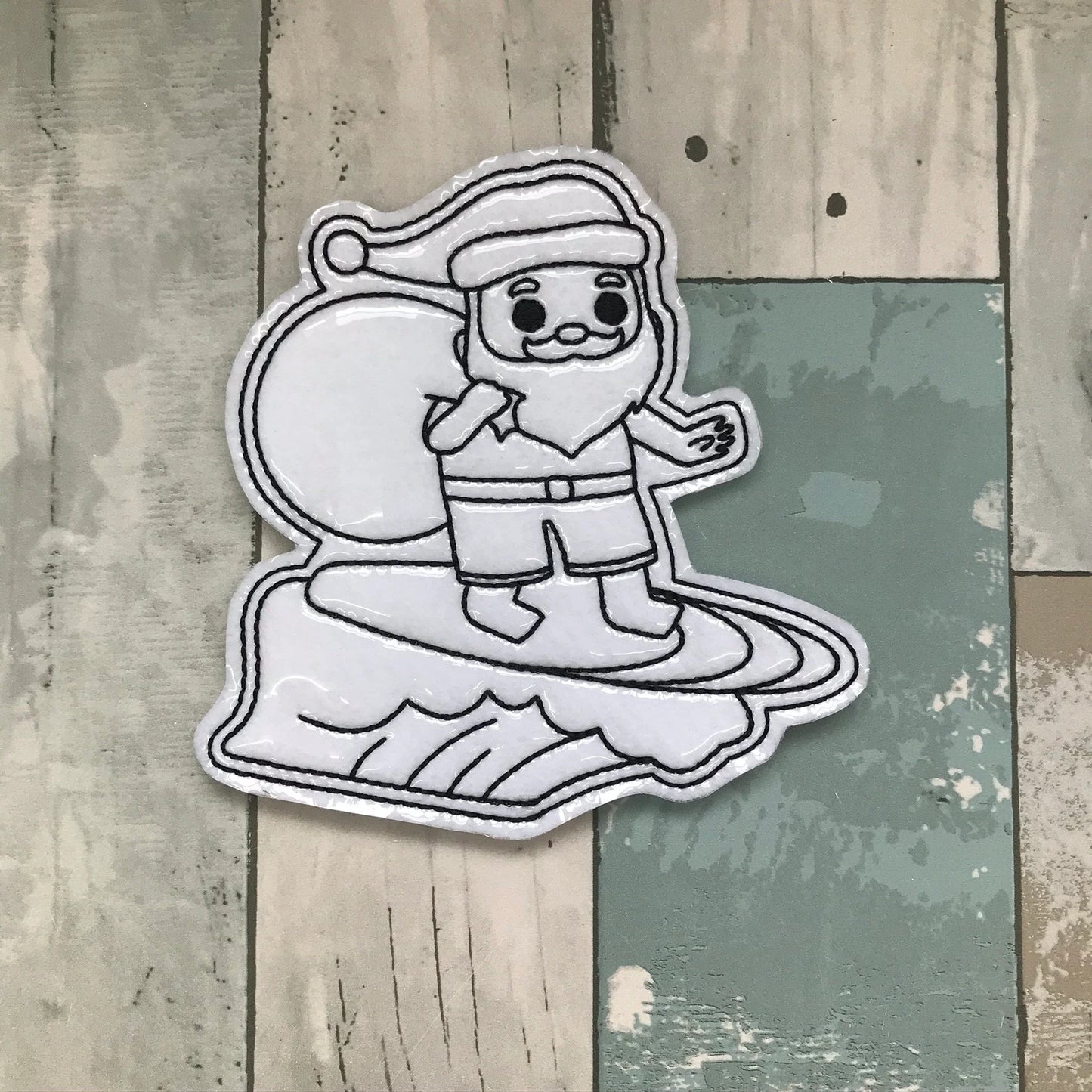 Santa Down Under Colouring Dolls