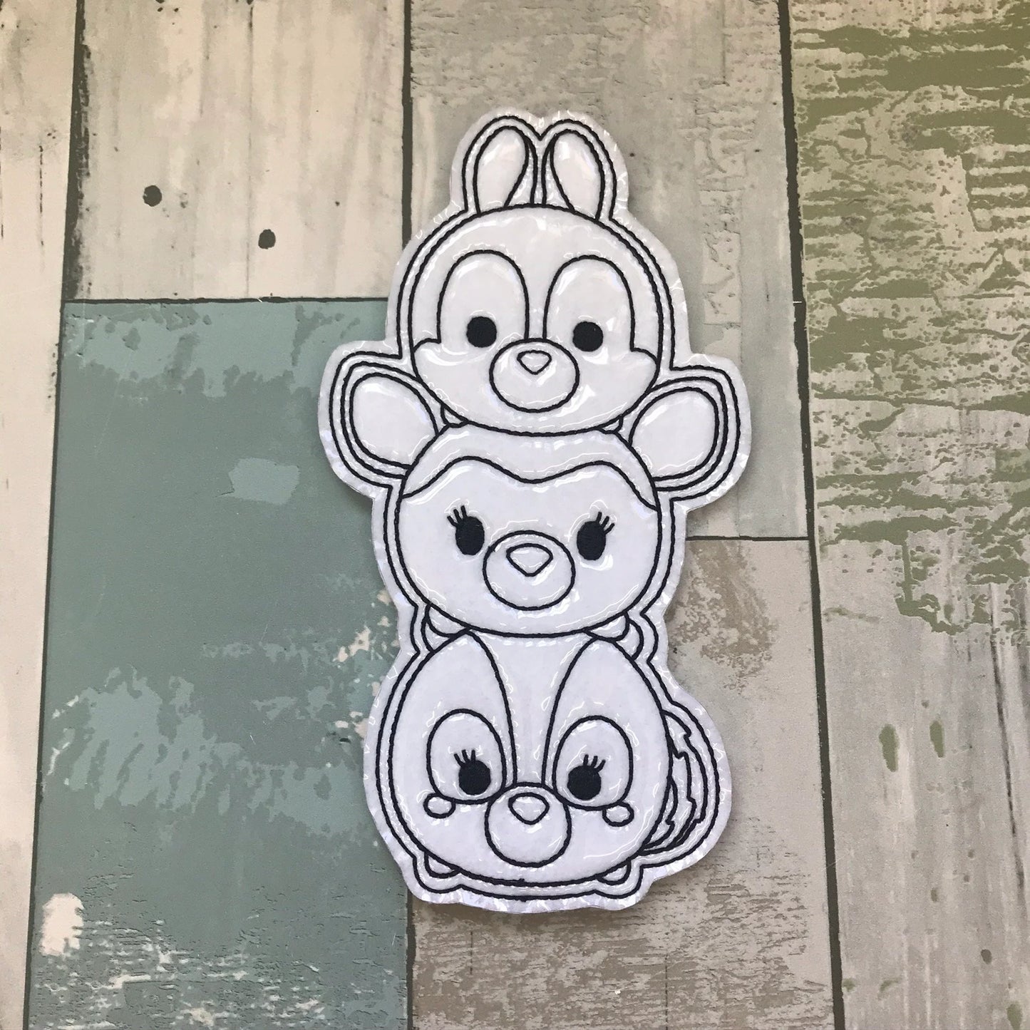 Stacked Set 2 Colouring Dolls
