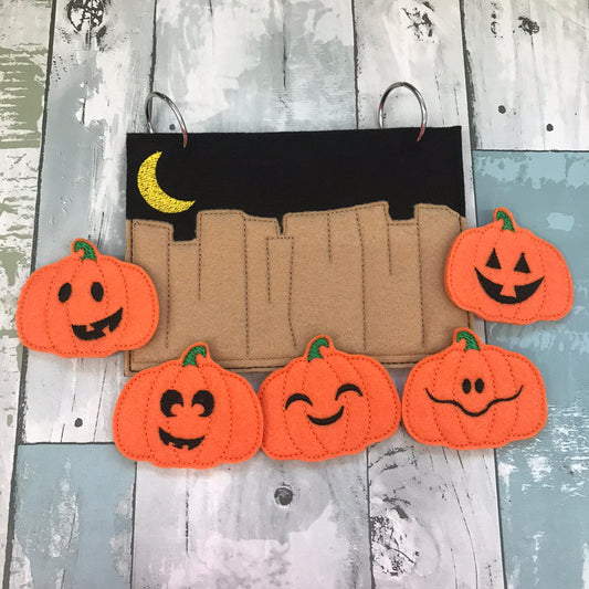 5 Little Pumpkins Quiet Time Felt Page