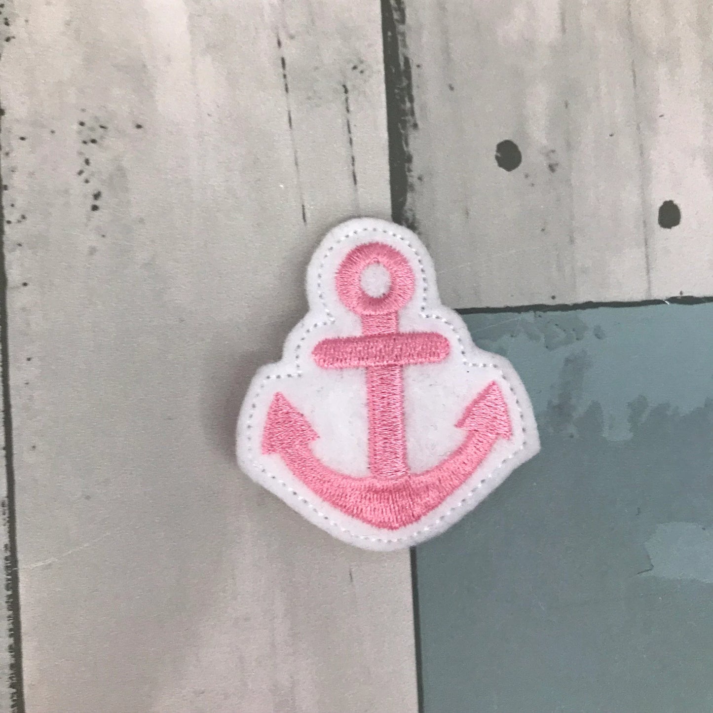 Anchor Felt Snap Hair Clip