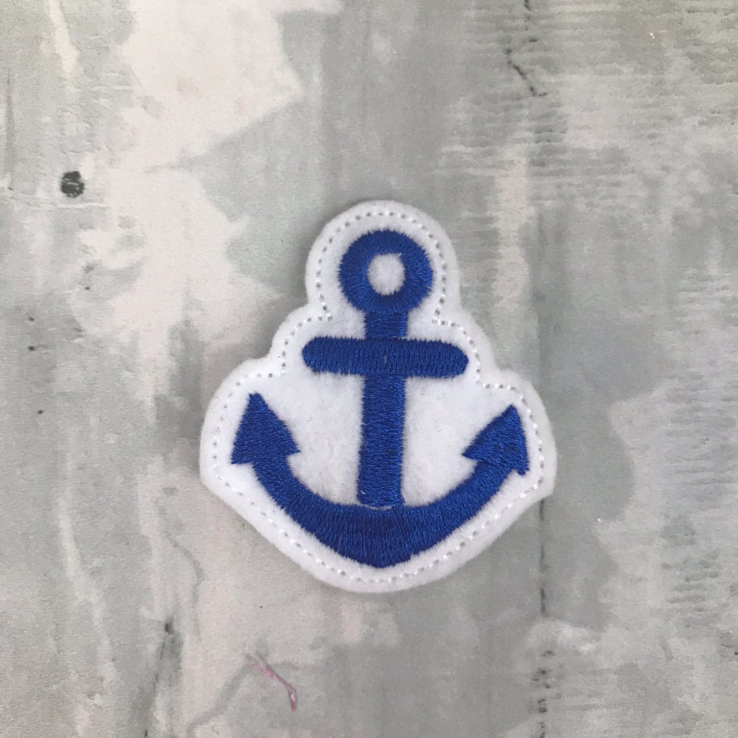 Anchor Felt Snap Hair Clip