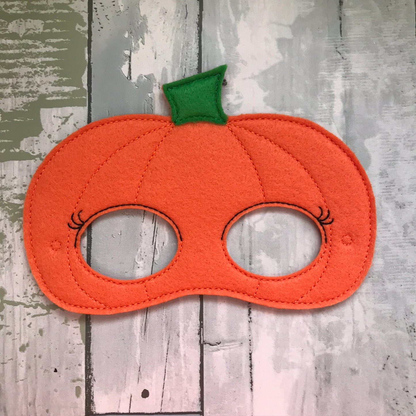 Pumkpin Felt Play Mask