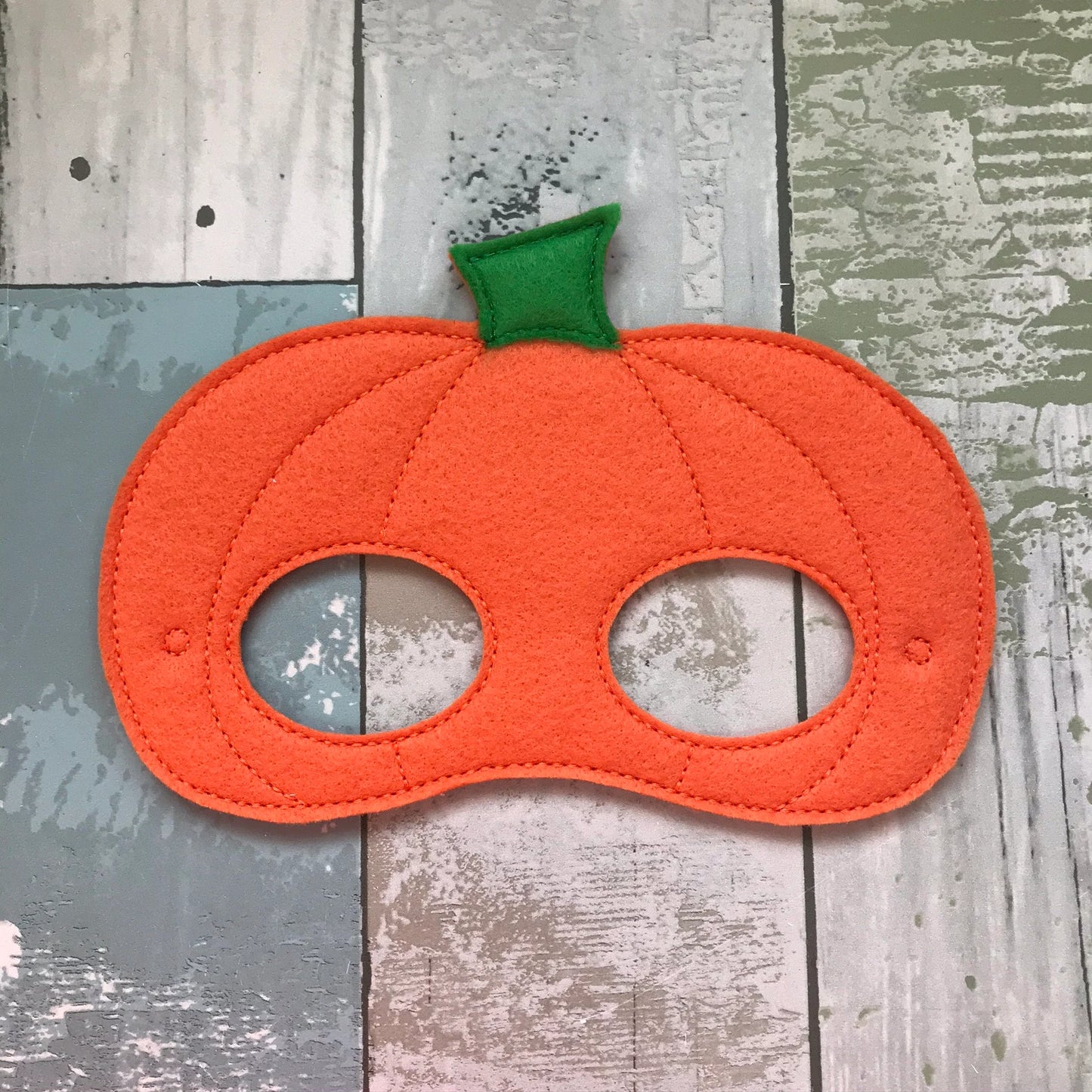 Pumkpin Felt Play Mask