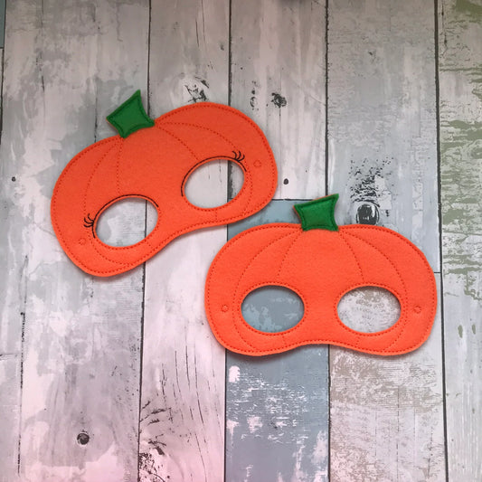Pumkpin Felt Play Mask