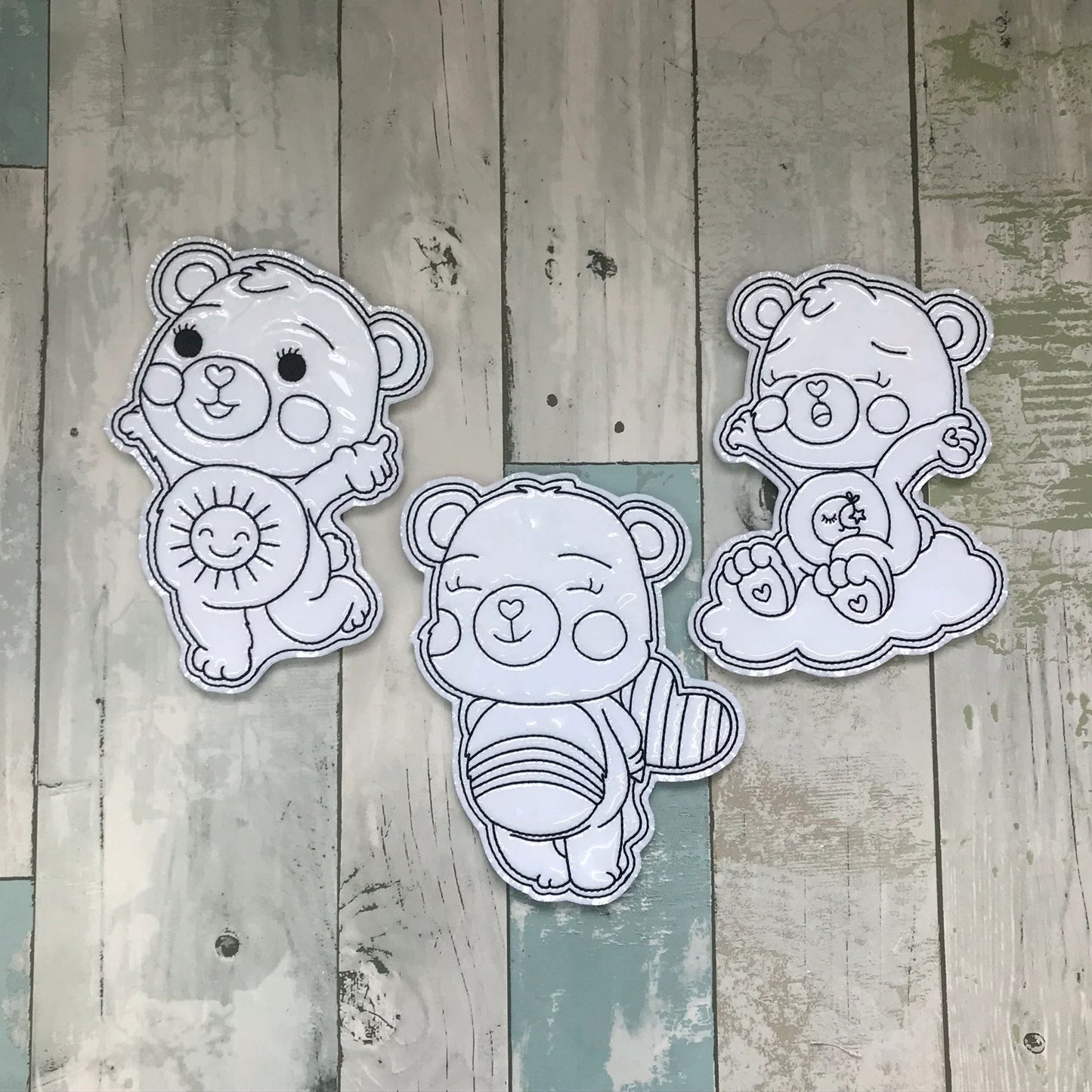 Loving Teddy's Set 1 Colouring Dolls