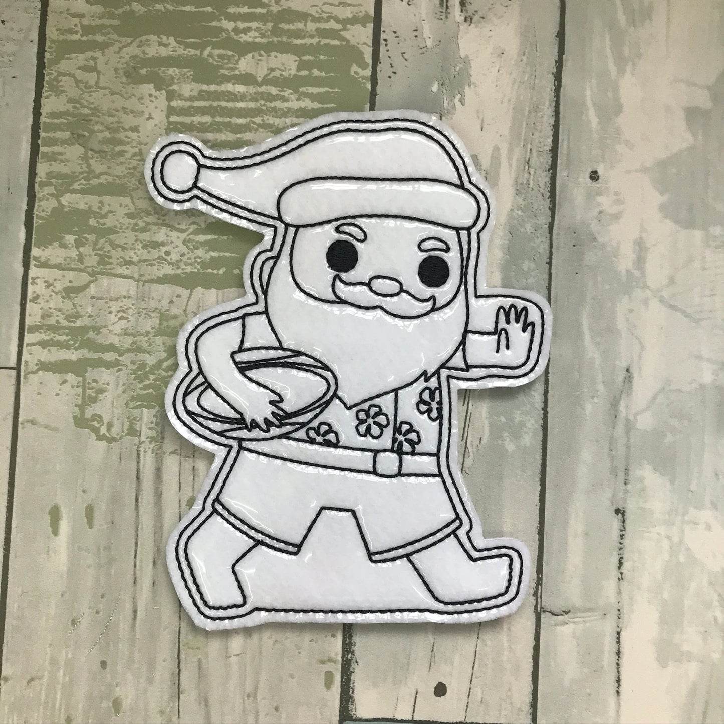 Santa Down Under Colouring Dolls