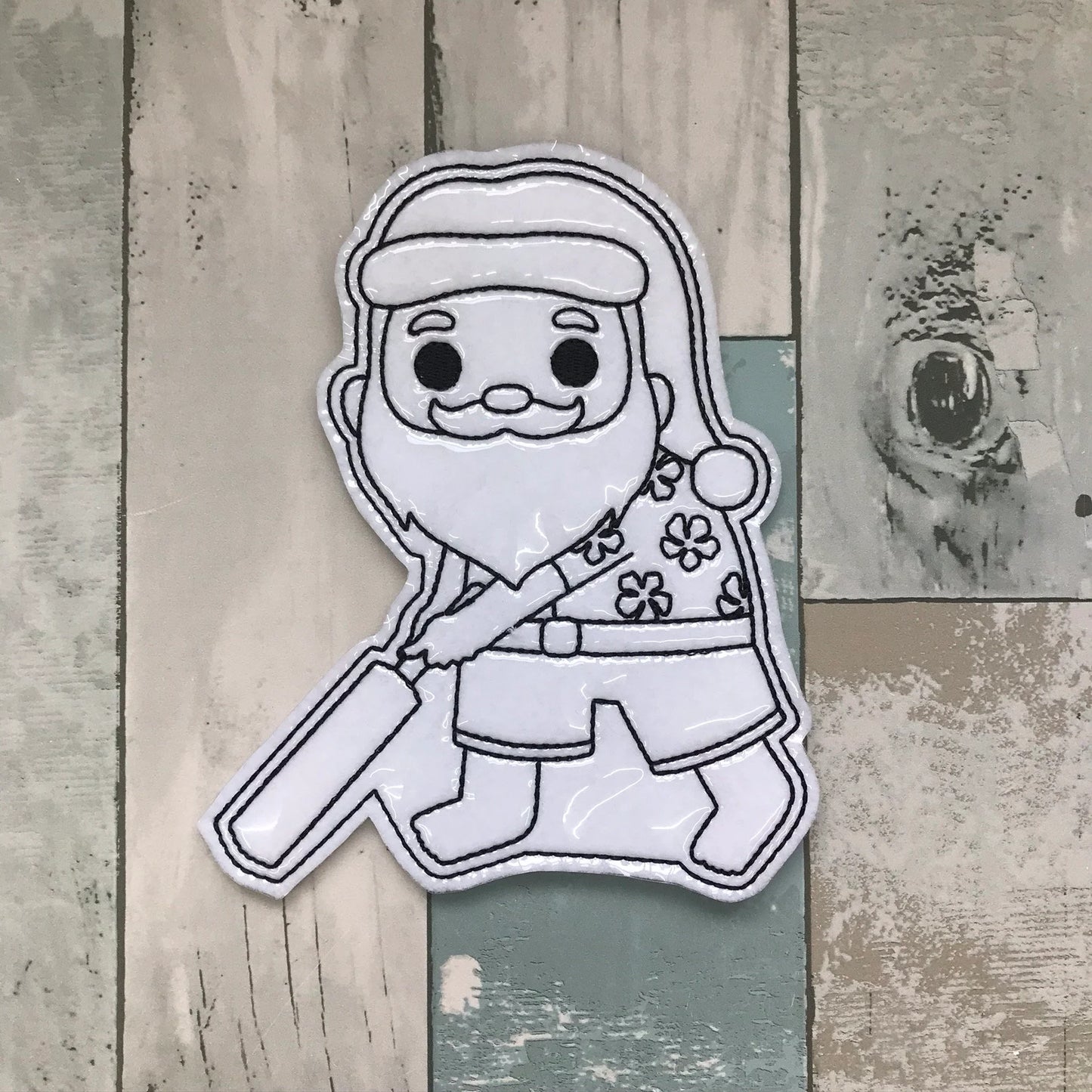 Santa Down Under Colouring Dolls
