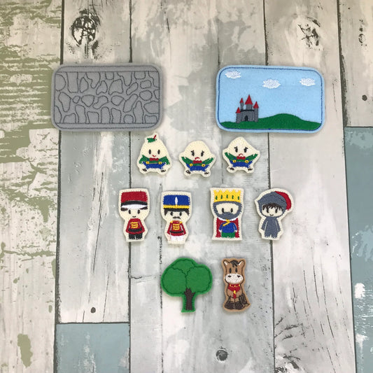 Humpty Dumpty Felt Pocket Play Set With Tin