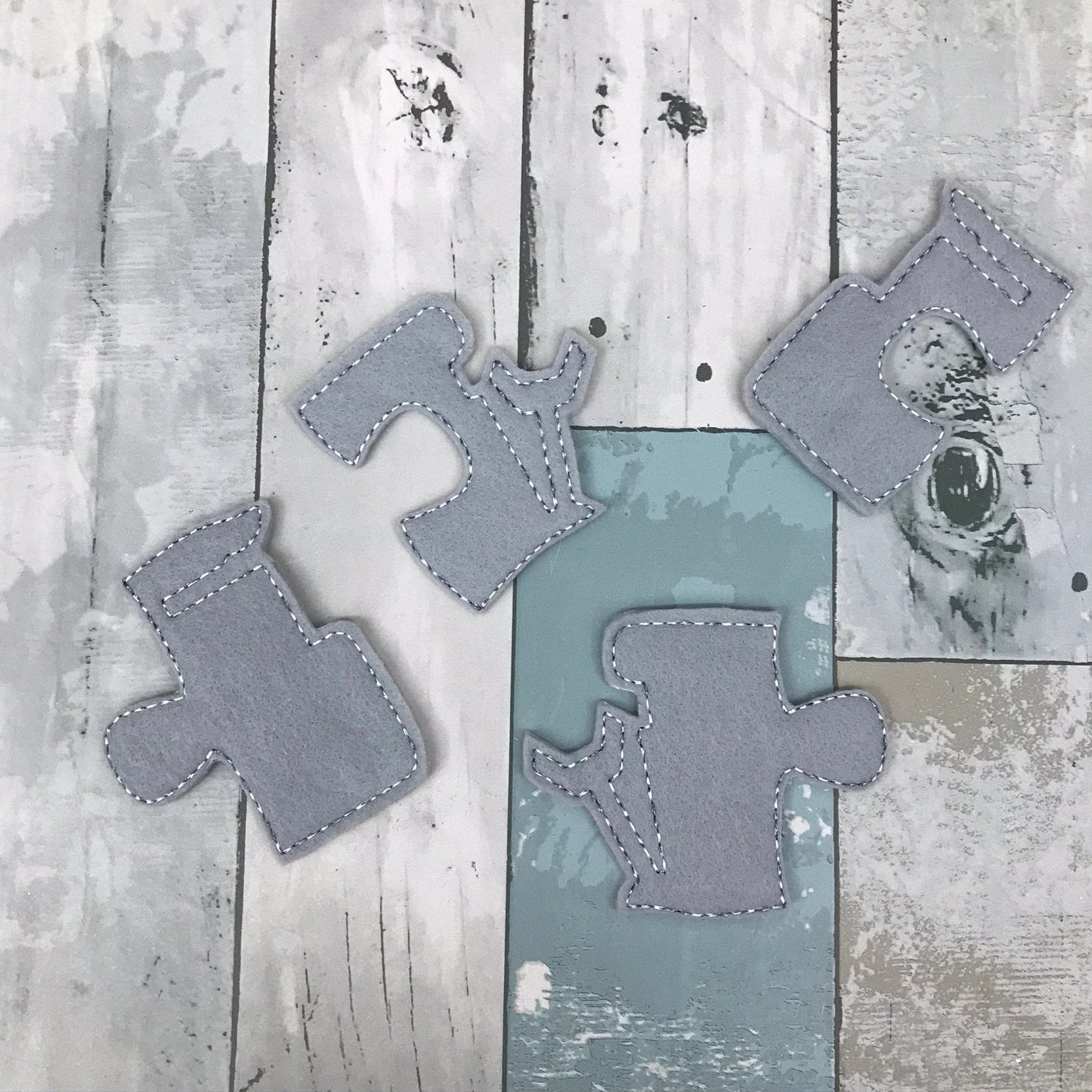 Robot Felt Puzzle