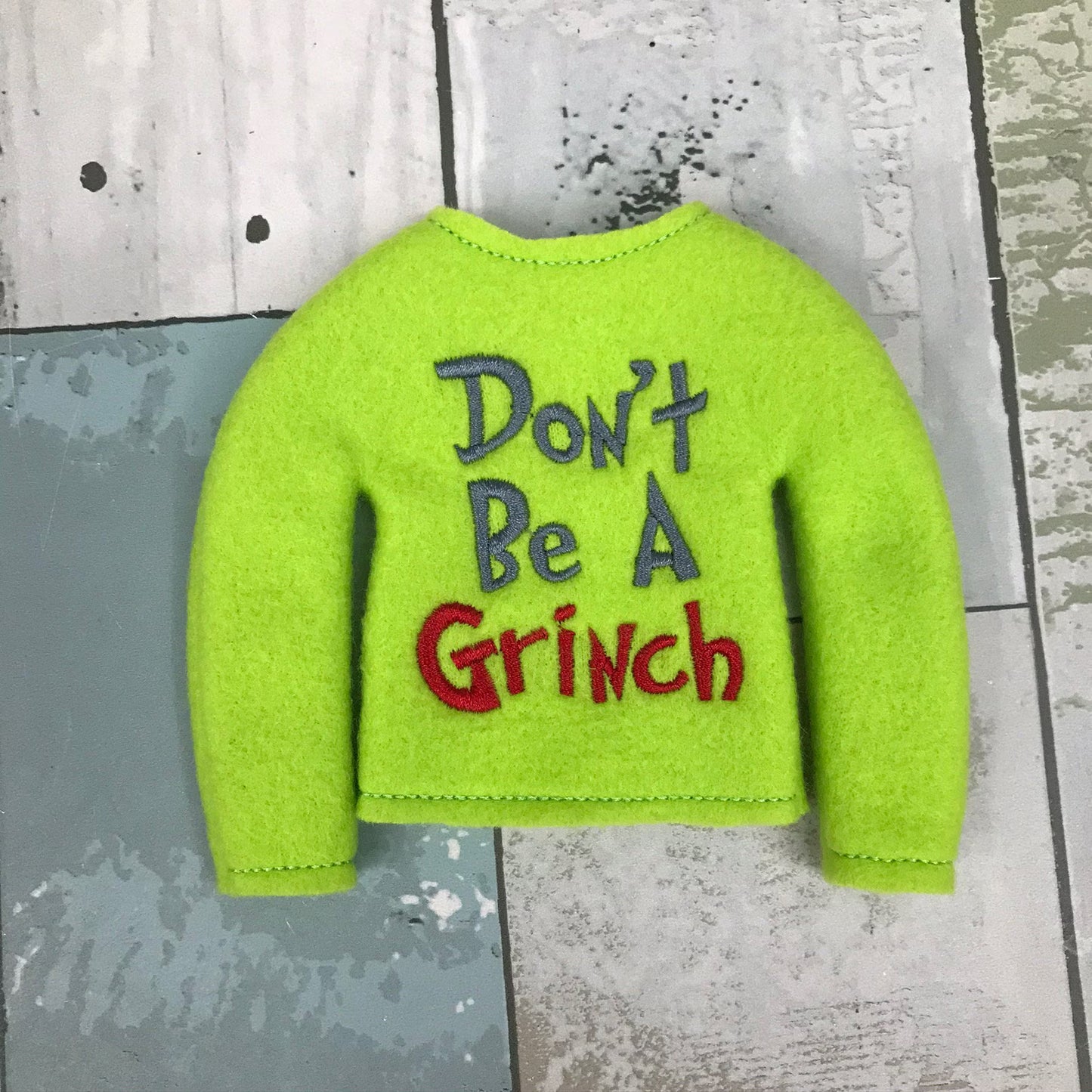 Don't Be A Mean Green Elf Sweater