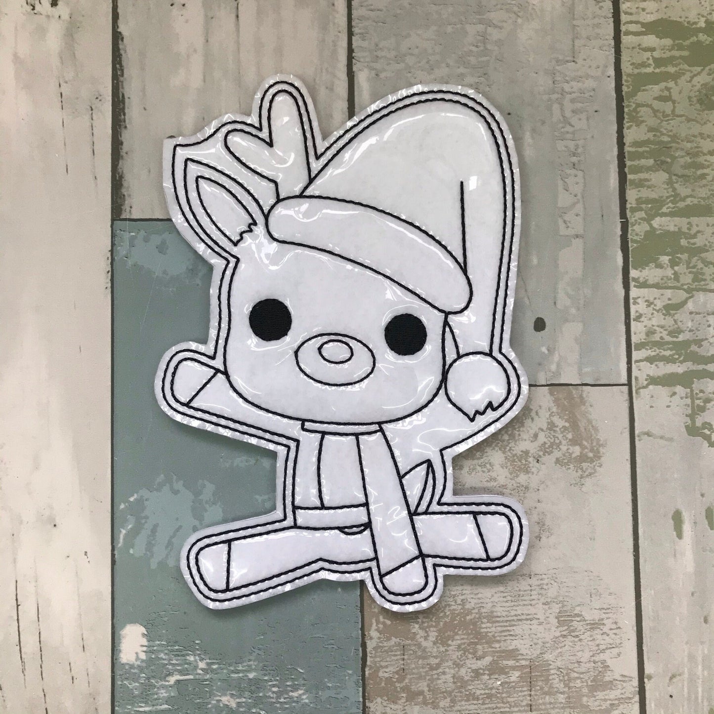 Reindeer Set 1 Colouring Dolls