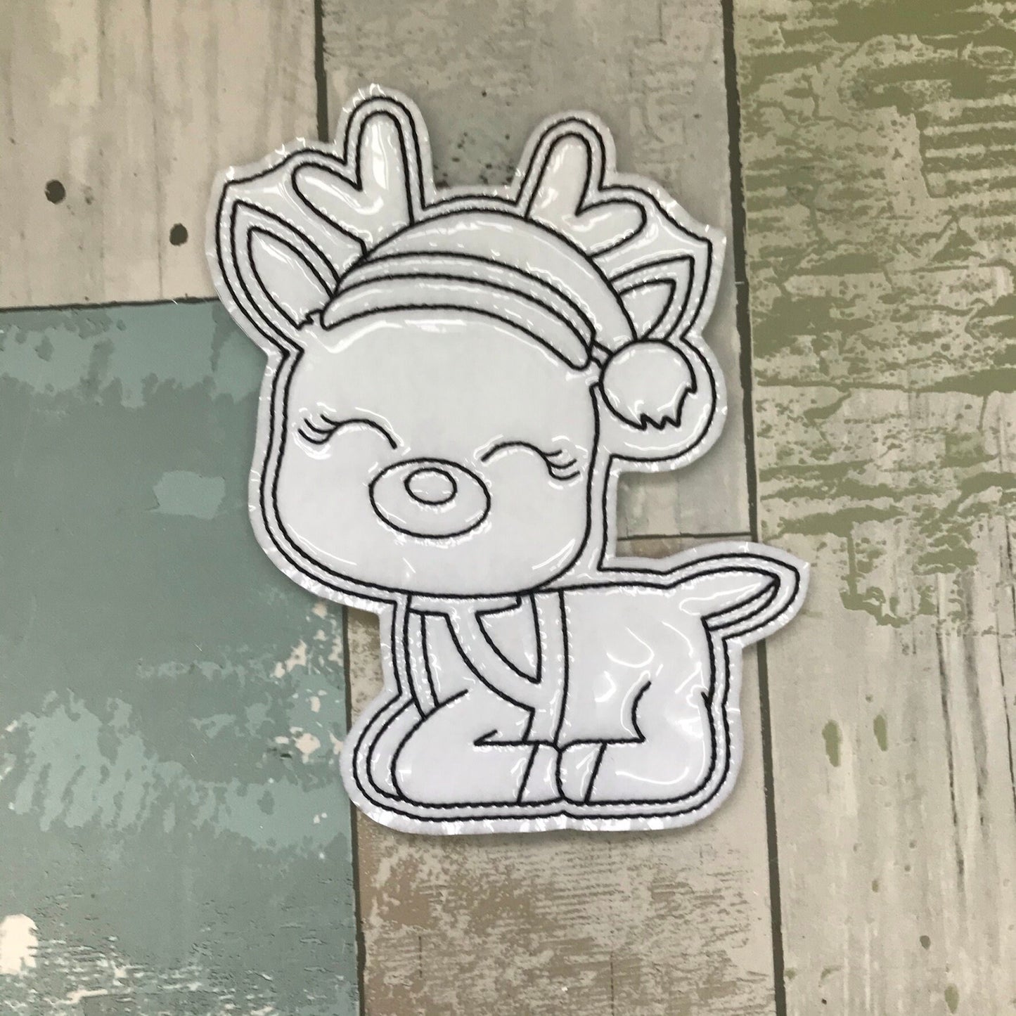 Reindeer Set 1 Colouring Dolls