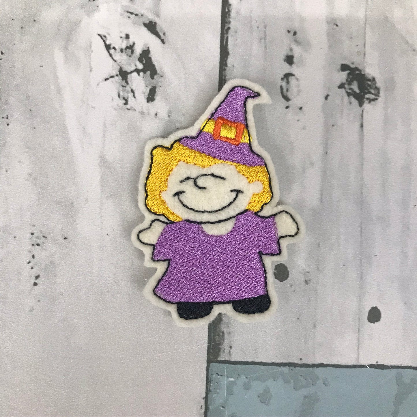 Block Head Halloween Felt Finger Puppets