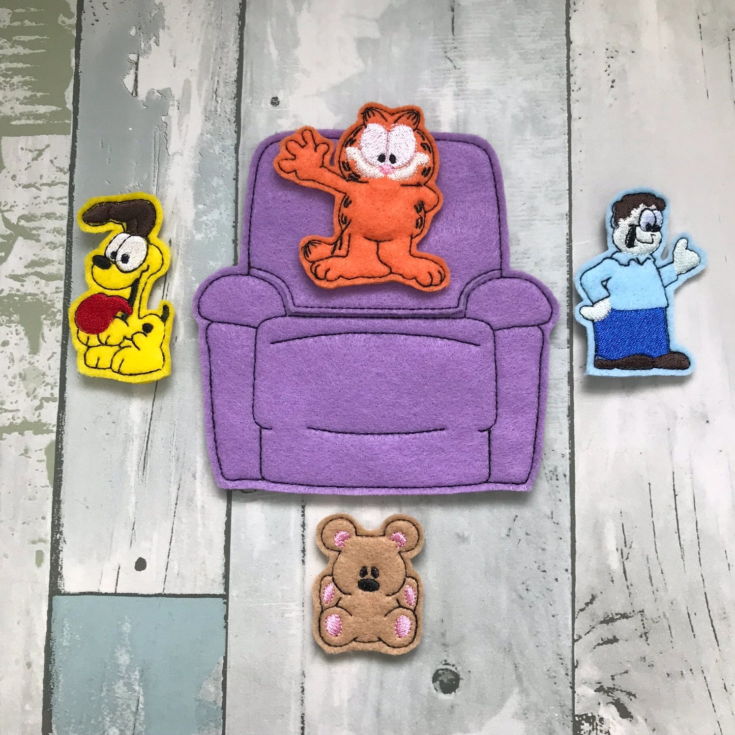 Orange Cat Finger Puppets