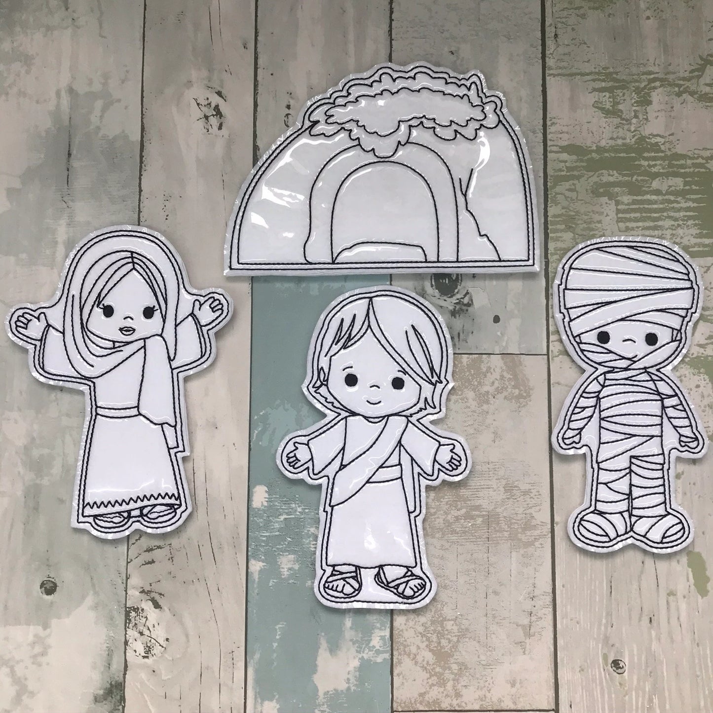 Lazarus Colouring Dolls