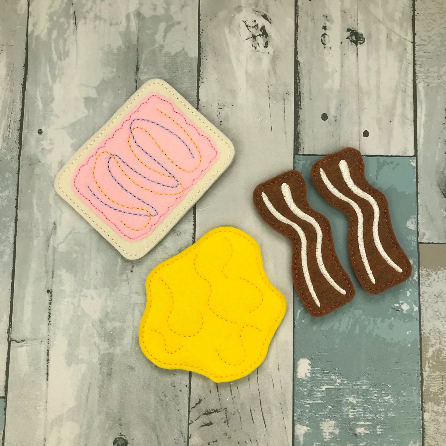 Breakfast Felt Play Food