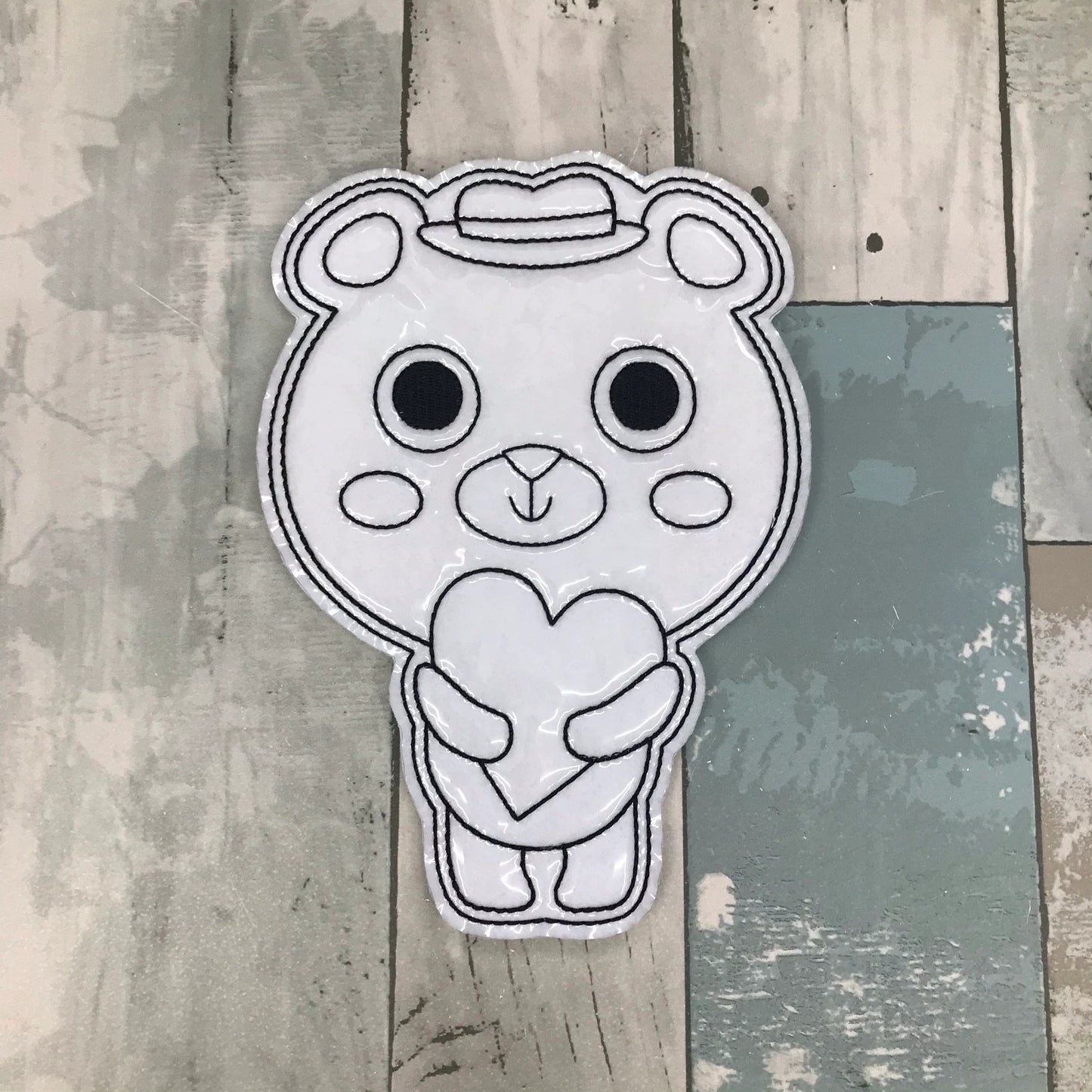 Valentines Animals Colouring Dolls