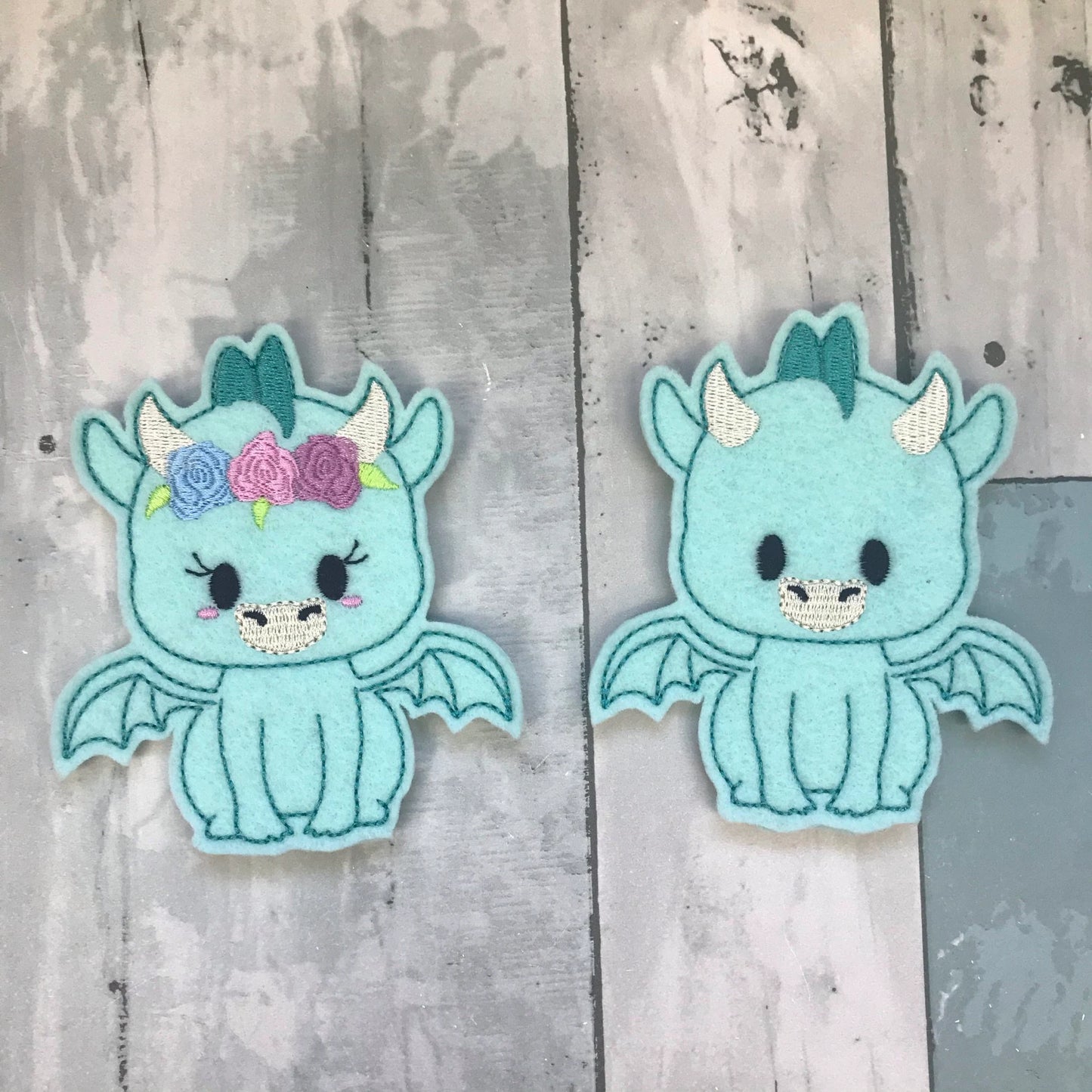 Dragon Couple Finger Puppets
