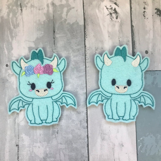 Dragon Couple Finger Puppets
