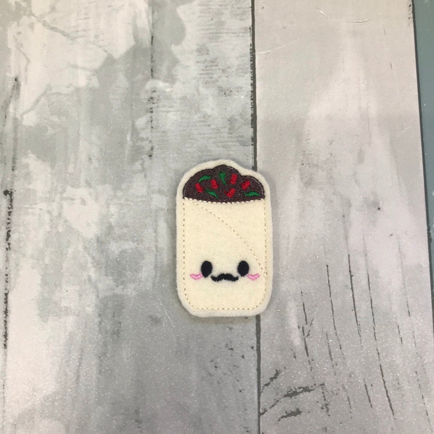 Burrito Felt Snap Hair Clip