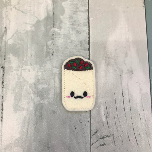Burrito Felt Snap Hair Clip